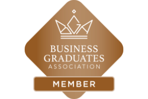 Logo of Business Graduates Association.